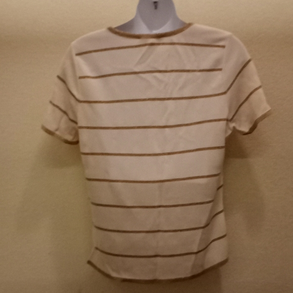 Cache Cream & Gold Top - Picture 7 of 9